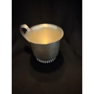 Leonard Sterling Silver Plated Baby Cup Vintage